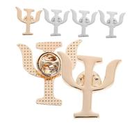 Toyvian 6 piezas Broches de Psicología Aleación Duradera de Pines Vintage Dorado y Plateado Accesorios Versátiles para Mochila Chal y Traje Regalo para Médicos y Enfermeros