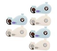 Toyvian 6 Piezas Cerradura De Cajón Anti-Pellizco Cerraduras De Gabinete Para Niños Cerraduras Infantiles Para Gabinetes Cerraduras De Gabinete Infantil Cerradura Infantil Para Gabinetes