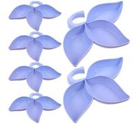 Toyvian 6 Piezas Comedero Colgante para Pequeños Animales Compartimentos Separados Plástico Resistente Antimordeduras Tazones para Conejo Hurón y Chinchilla Contenedores de Alimento para