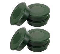 Toyvian 6 Piezas Cubierta Plástica Verde para Golf, Fácil Instalación y Protección para Competiciones al Aire Libre en Putting Green y Copa de Golf