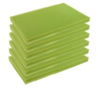 Toyvian 6 Piezas Filtro de Esponja para Acuario Material Filtrante de Esponja para Peceras y Estanques Repuesto Reutilizable para Purificación de Agua de Acuarios