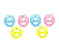 Toyvian 6 Piezas gorro natacion niño tapones natacion niños baby shower cap fato de banho bebe gorro baño bebe champú gorro de ducha lavado de cuerpo blindaje niño pequeño sombrero