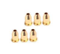 Toyvian 6 Piezas Hebilla de Montaje de Cuerda de Guitarra Tapa de Cuerda de Guitarra Dorada Casquillo Pasante para Uso Estudio