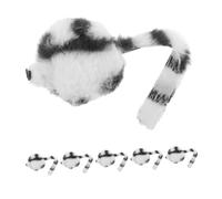 Toyvian 6 Piezas Juguetes para Gatos Ratones de Peluche Interactivos Realistas para Interior Juguetes Suaves con Catnip para Masticar y Autoentretenimiento de Gatitos