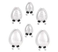 Toyvian 6 Piezas Molde Plástico para Dulces y Chocolate con Diseño de Huevos de Pascua y Dinosaurios de Resistente Altas Temperaturas Fácil de Desmoldar y Limpiar para