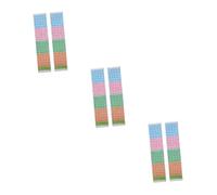 Toyvian 6 Piezas Pegatinas escala Guzheng calcomanías de notas musicales teclado de piano pegatinas aprendizaje guzheng pegatinas guzheng Calcomanía guzheng para principiantes
