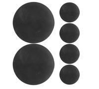 Toyvian 6 Piezas raquetbol Handball Hand Ball Bola de Rebote para Pelota Que rebota Pelota rebotada Black