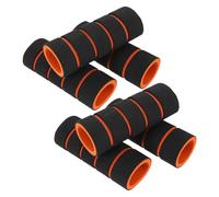 Toyvian 6 Piezas Singlebar Espuma Funda Protector de Manga de Barra Agarre | Cubierta de Agarre de Tubo, Barras de Dominadas de Esponja, Negro, 28-32mm, Fácil Instalación
