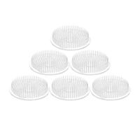 Toyvian 6 Piezas Soporte para Arreglos con Ventosas de Ranas Plásticas Ikebana Transparentes Fijación Ajustable para Flores Decorativas Jarrones Pequeños y Manualidades