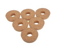Toyvian 6 Piezas Tapa de Corcho para Jarrón Hidropónico con Orificio Central de Tapas para Macetas Hidropónicas y Terrarios Compatibles con Jarrones Pequeños de