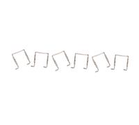 Toyvian 6 Piezas tornillos de sujeción de la mentonera de violín tornillo de mentonera para violín tornillo de la mentonera accesorios de violín prácticos y decorativos para sujetar b14