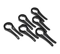 Toyvian 6 Protectores para Perillas de Estufa de Gas Negros Seguro Infantil para Cocina Bloqueo de Perillas para Protección contra Manipulación Accidental Compatible Mayoría de