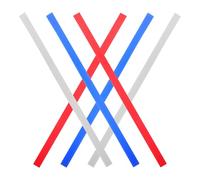 Toyvian 6 Tiras Medidoras para Rodillo de Amasar de Silicona, Regla Niveladora Reutilizable de 2/4/6 Mm, Espaciadores para Masa de 45,7 Cm, Herramienta Profesional para Hornear Galletas