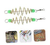 Toyvian 60 Piezas Luminoso para Pesca con Forma de Aceituna Soporte de Cesta para Accesorios de Pesca con Cuentas Brillantes para Visibilidad Nocturna