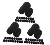 Toyvian 60piezas Cubiertas De Esponja Para Micrófono Lavable Parabrisas Microfono De Solapa Protección Contra Viento y Suciedad Accesorios De Grabación y Ktv