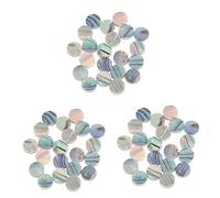 Toyvian 60piezas Incrustaciones Redondas De Abulón Para Diapasón De Guitarra y Ukelele Dots Para Decoración De Instrumentos Musicales