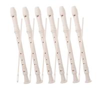 Toyvian 6juegos Grabadora de Estudiantes Soprano Alemana Instrumento Musical para Principiantes para Escuela y Entretenimiento Casa