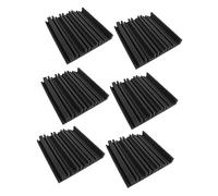 Toyvian 6piezas Absorbente Acústico Panel De Pared Aislante Acústico Materiales Seguros Reducción Ruido Grabación Cine Casa