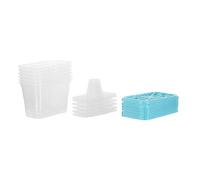 Toyvian 6piezas Caja Vacía del Deshumidificador de Plástico Reutilizable para Armarios Gabinetes Uso Doméstico Interior Absorbe Humedad