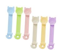 Toyvian 6piezas Cat Treat Squeeze Spoon Dispenser Multifuncional Alimentador De Purés Herramienta De Alimentación Lickable para Gatos para De Comida Húmeda