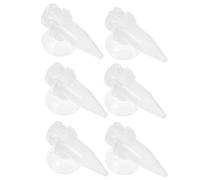 Toyvian 6piezas Comedero para Peces Tropical Automático Ventosa para Acuarios De Agua y
