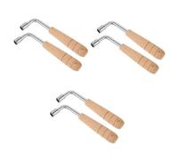 Toyvian 6piezas Llave De Afinación Para Arpa De Lira Herramienta De Preciso Para Instrumentos Musicales De Cuerda Compatible Con Claves Hexagonales Medidas