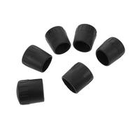 Toyvian 6piezas Tapas Redondas De Negras Para Patas Protegen El Suelo Base Para Micrófono Soporte Para Micrófono Para Uso Estudios De Grabación o Escenarios De Actuación