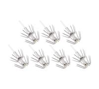 Toyvian 7 Piezas Gancho Luminoso Doble de Acero Inoxidable para Pesca Nocturna Resistente y Duradero para Ríos Lagos y Embalses Equipo Esencial para Aficionados la Pesca