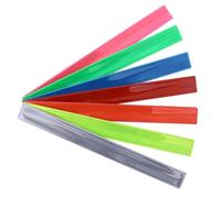 Toyvian 7 piezas Pulseras Luminosas Slap de PVC con Base para Accesorios Divertidos para Fiestas y Eventos Colores Surtidos Cómodas y Seguras Color Aleatorio Color Aleatorio