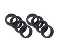 Toyvian 8 Anillos Deportivos de Silicona para Hombre, Flexibles y Seguros Piel, Diseño Simple Color Aleatorio Adecuado para Actividades y Deportes