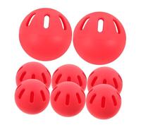 Toyvian 8 Piezas de Entrenamiento de Béisbol de Eva Huecas y Ligeras Blandas para Práctica Interior y Exterior Estándar para Desarrollo de Habilidades