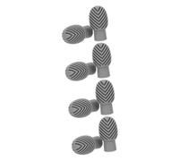 Toyvian 8 Piezas estuche silicona estuche de silicona estuches de silicona tapas de silicona Fundas de silicona tapas silicona tapa silicona llevar baqueta kit de batería 7a gel de sílice