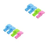 Toyvian 8 Piezas extensión de grifo extensor de conector de grifo extensor de caño accesorios para grifos de silicona extensor de grifo alargar lavado a mano viajar