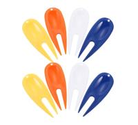 Toyvian 8 Piezas Herramienta de Golf, Plástico, Multi-Pack | Superficie Lisa, para Marcas de Bola y Ranuras del Palo, Sesiones al Aire Libre, Práctica de Golf