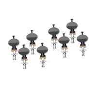 Toyvian 8 Piezas Perillas de ukelele pasador de puente de ukelele pin fijo del puente del ukelele guitarra afinador de ukelele accesorios para ukelele Afinación mando clavija