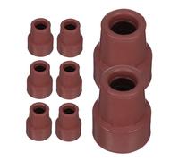Toyvian 8 Piezas Puntas de Goma para Bastones de Senderismo Tapas Antideslizantes Compatibles Amortiguación para Bastón de Soporte Seguro para Personas Mayores Accesorios para
