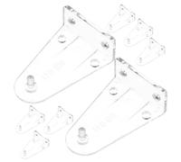 Toyvian 8 Piezas Soportes de Fijación Transparentes para Persianas Clips Resistentes Pom para Evitar Movimiento Diseño Compacto y Práctico para Ventanas Fácil Instalación y Limpieza