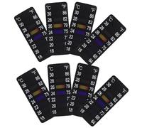 Toyvian 8 Tiras Adhesivas para Termómetro de Fermentación 18-30°c, Indicador de Temperatura para Fermentadores de Cerveza Casera, Uso Doméstico, Control Preciso para Elaboración