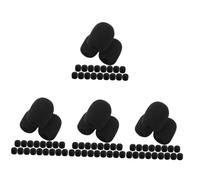 Toyvian 80piezas Cubiertas Para Micrófono De Solapa Protección Antiviento y Antisalpicaduras Parabrisas De Micrófono Para Conferencias y Actuaciones