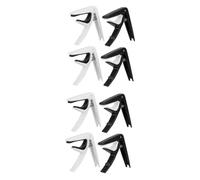 Toyvian 8piezas Capos De Guitarra De Plástico y Duradero Accesorios De Afinación Para Guitarras Acústicas y Eléctricas Para Profesionales y Principiantes