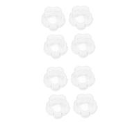 Toyvian 8piezas Cubiertas De Perillas De Gas Transparentes Para Seguridad Infantil Protección De Estufa y Horno Evita Acciones Inadvertidas De Niño Niña y Mascotas