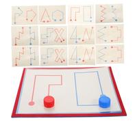 Toyvian 8piezas Desarrollo Cognitivo Infantil Tarjetas De Coordinación Mano-Ojo Juguete Educativo Montessori para Niño Niña De Años Estimulación del Cerebro Izquierdo y Derecho