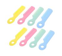 Toyvian 8piezas Peine Pelo De Recién Nacido Punta Redonda Cepillo De Aseo Para Piel Sensible Del Cabelludo Kit De Cuidado De Cabello Para Bebés y Pequeños
