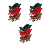 Toyvian 9 Piezas Adorno de Trineo Navideño de Plástico para Decoración