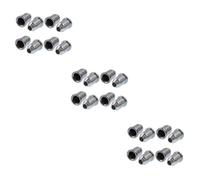 Toyvian 90piezas Caps Para Cuerdas De Guitarra Inoxidable Accesorios De Montaje Través Del Cuerpo Para Reparaciones y Construcciones De Guitarras Color Plateado
