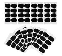 Toyvian 96piezas Almohadillas Protectoras Para Boquilla De Saxofón y Clarinete Almohadilla De Goma Fina Parche Adhesivo Para Boquilla Para Practicar Casa o Escenario