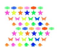 Toyvian 98 Piezas Accesorios de Bicicleta para Decoraciones para Radios con Estrellas y Peces Clips Vibrantes para Personalizar Bicicletas Niñas