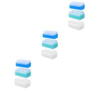 Toyvian 9piezas Cepillo De Esponja Para Bebés Masajeador De Cabeza y Limpiador De Baño Suave y Duradero Para Recién Nacidos