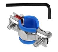 Toyvian Abrazadera de Acero Inoxidable Tornillo Ajustable y Protector de Goma para Sillas de Oficina, Llave Hexagonal y Anillo de Fijación, Adecuado para Prolongar Vida Útil en Oficinas