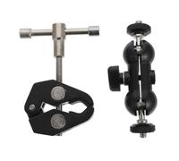 Toyvian Abrazadera Multifunción para Cámara Rosca 1/4 y 3/8 Pulgadas, Soporte Abs Base Antideslizante Adecuado para Estudios de Fotografía y Video